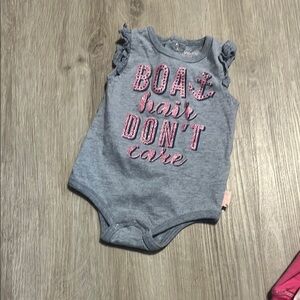 Gray and Pink Kids One Piece by Mini Heroes